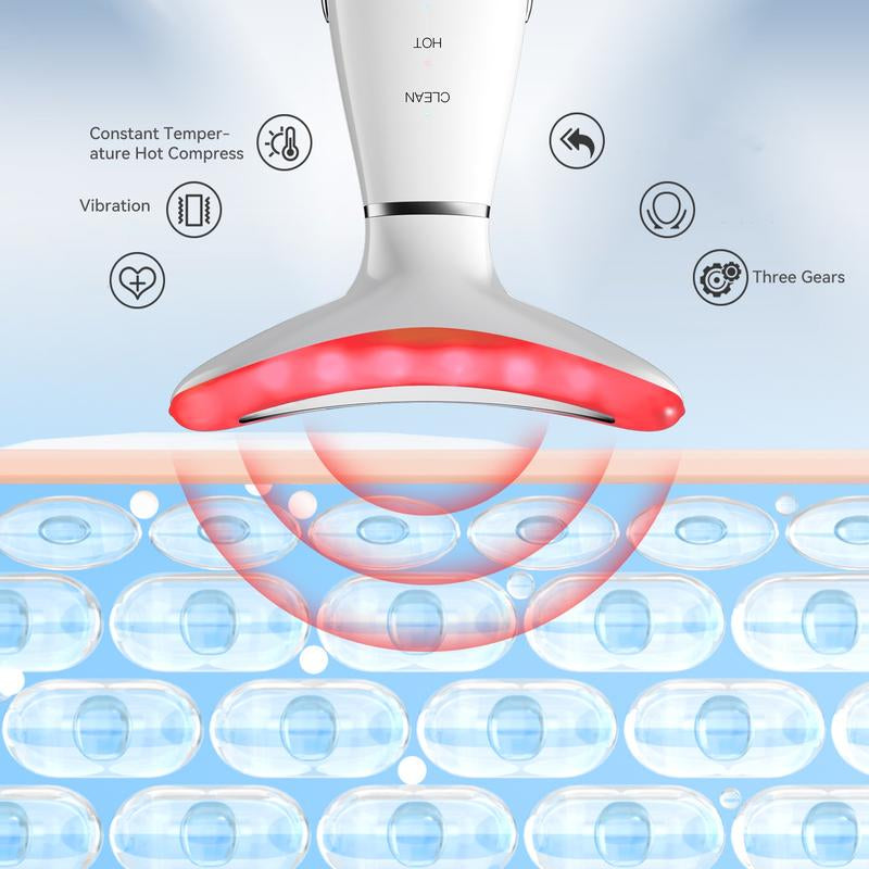 Neck Face Massager Tool, 3-In-1 Facial Massager, Face Sculpting Tool, Portable Face with Vibrating Massage