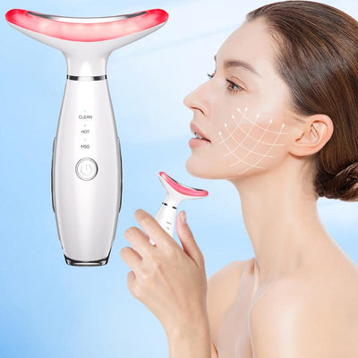 Neck Face Massager Tool, 3-In-1 Facial Massager, Face Sculpting Tool, Portable Face with Vibrating Massage