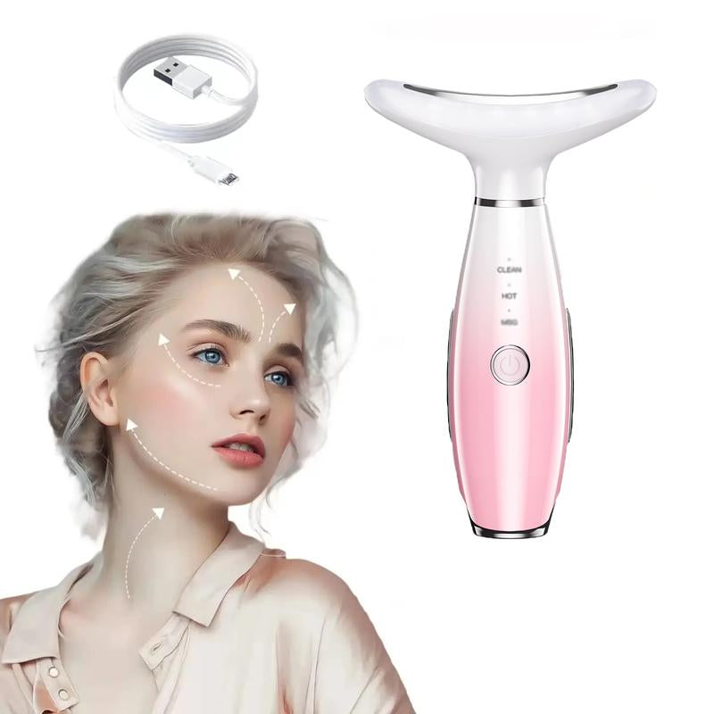 Neck Face Massager Tool, 3-In-1 Facial Massager, Face Sculpting Tool, Portable Face with Vibrating Massage