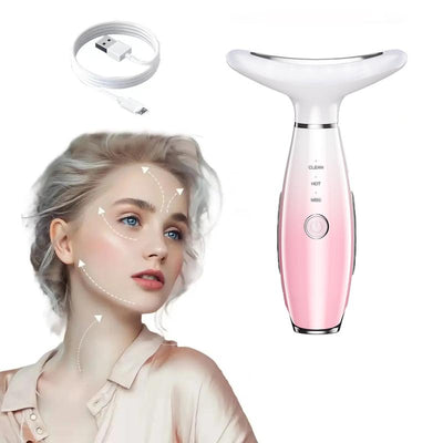 Neck Face Massager Tool, 3-In-1 Facial Massager, Face Sculpting Tool, Portable Face with Vibrating Massage