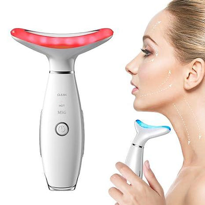 Neck Face Massager Tool, 3-In-1 Facial Massager, Face Sculpting Tool, Portable Face with Vibrating Massage