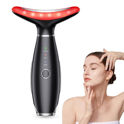 Neck Face Massager Tool, 3-In-1 Facial Massager, Face Sculpting Tool, Portable Face with Vibrating Massage